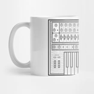 Classic Synthesizer Mug